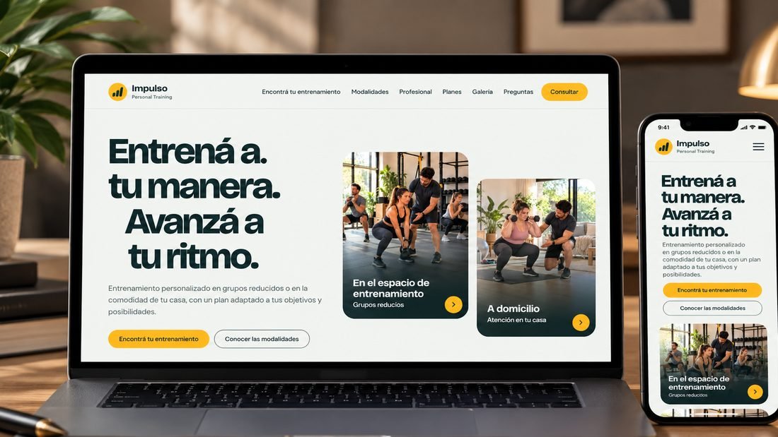 Sitio web Impulso Personal Training