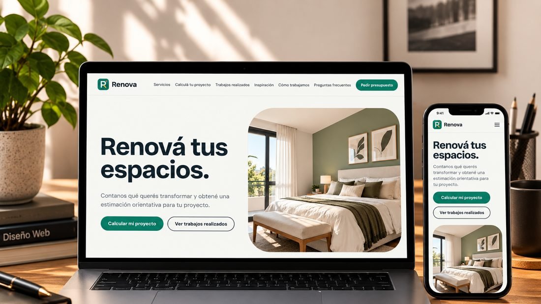 Sitio web Renova — pintura