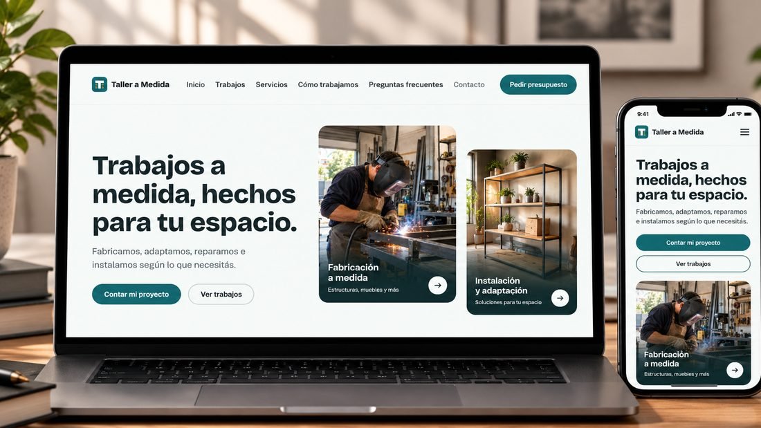 Sitio web Taller a Medida